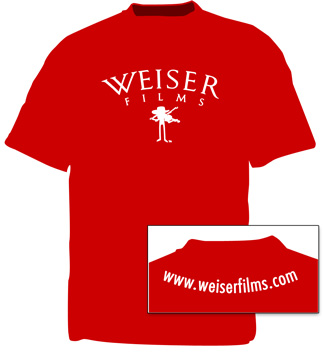 Weiser Films Fiddle T-Shirt - Cardinal Red, photo