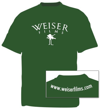 Weiser Films Fiddle T-Shirt - Forest Green, photo